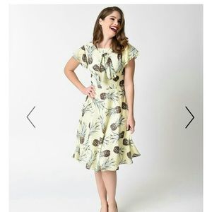 Unique Vintage Pineapple Dress